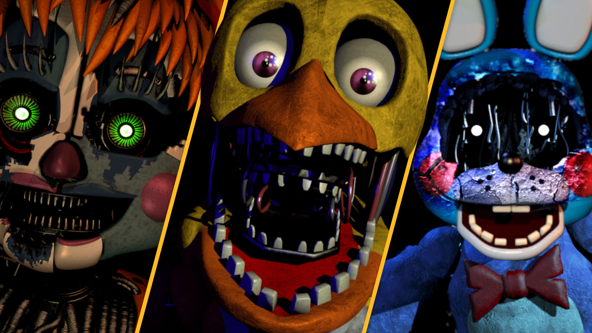 All Withered Animatronic Jump Scares From Fnaf Fnaf Jumpscare My XXX