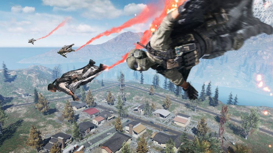 Call of Duty: Mobile PC: los soldados saltan al campo de batalla en el modo Battle Royale de COD Mobile PC
