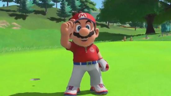 Mario in his golf attire