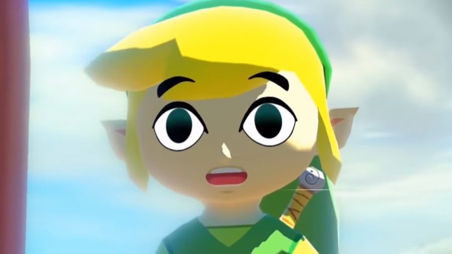 Link looking surprised
