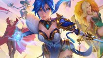 Characters from Summoners War: Lost Centuria show off their skills