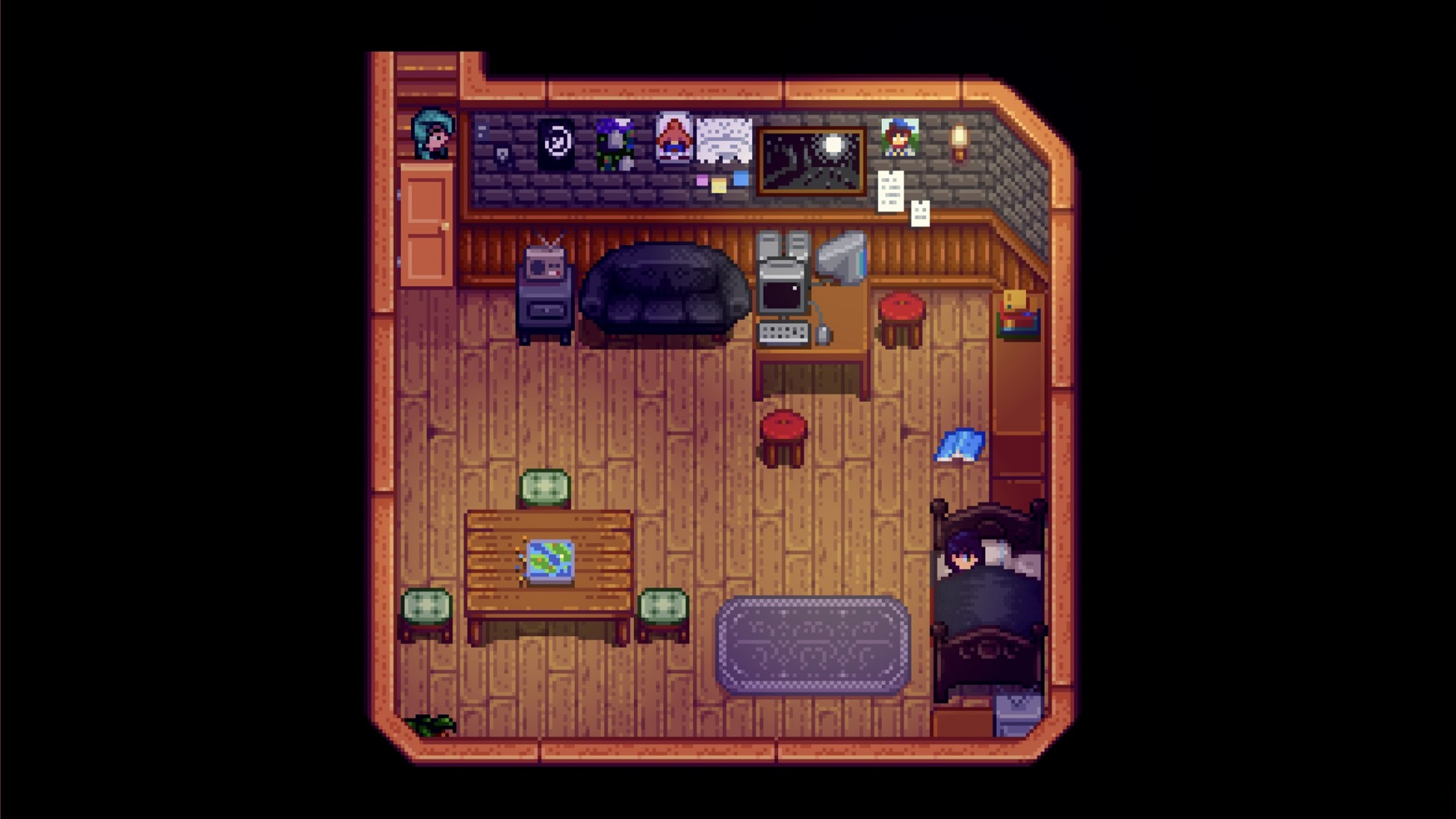 A look into Sebastian's bedroom