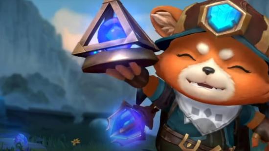 Wild Rift's Teemo in his new hexplorer outfit