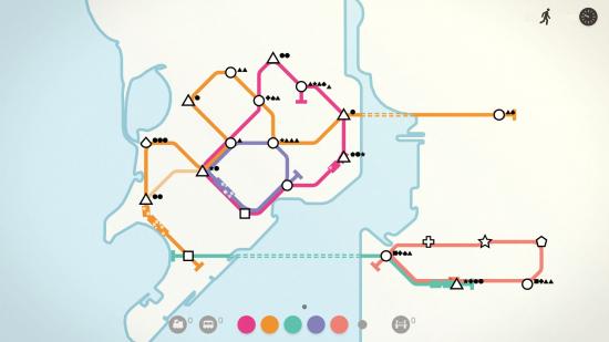 A subway map