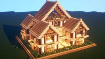 A house in Minecraft