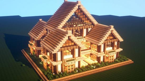 Une maison à Minecraft
