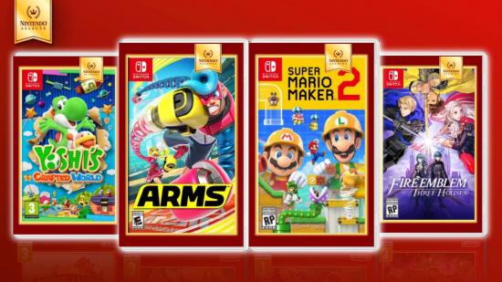 A collection of games for Nintendo Switch are shwon, the appear to be part of a Switch Selects range