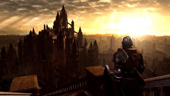 A soldier over looking Anor Londo