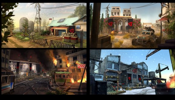 Shots of several Siege: Apocalypse maps