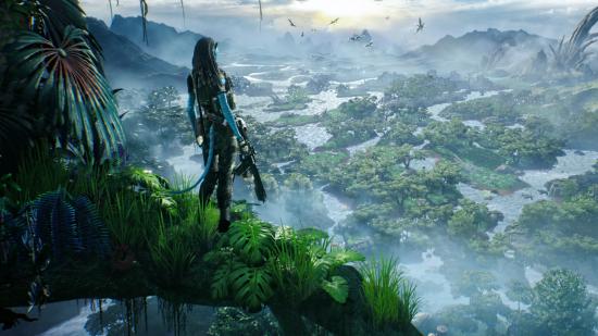 Avatar: Reckoning Na'vi looking out over Pandora