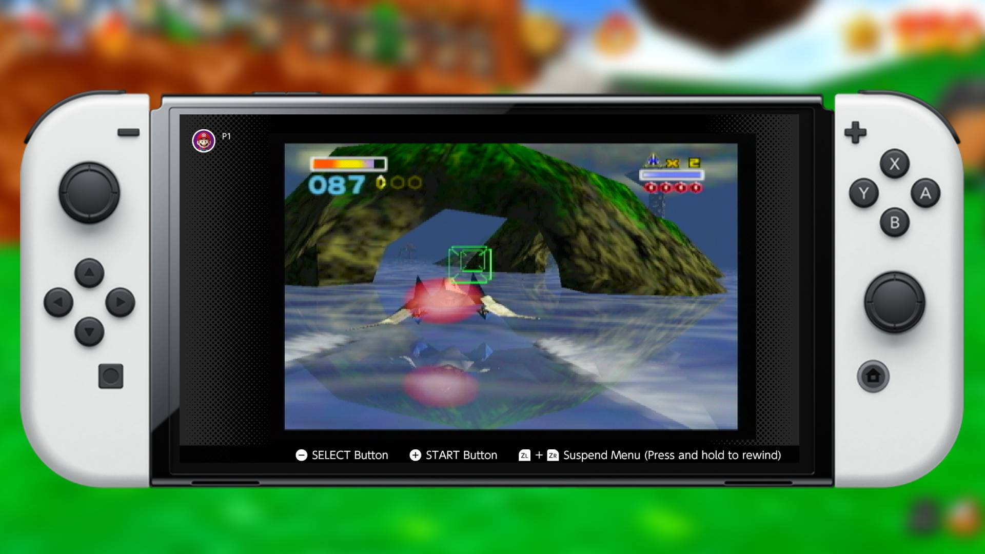 Star Fox 64 is being played on Nintendo Switch Online