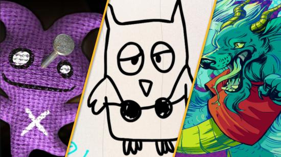 Custom header using images from Drawful, Trivia Murder Part 2, and Tee K.O Jackbox party pack games