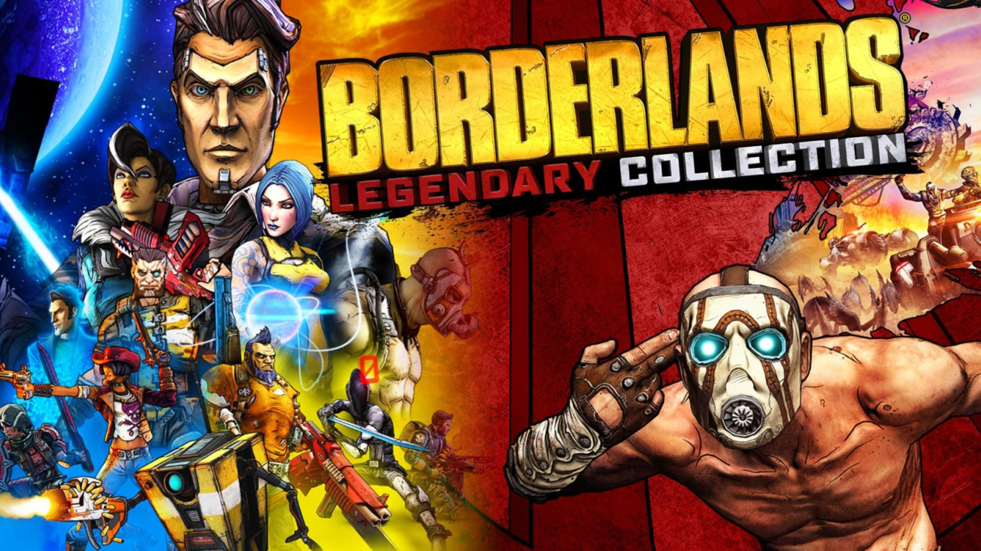 Borderlands Legacy Collection key art featuring a range of characters