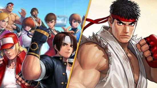 A bunch of fighters and Ryu