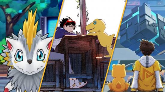 Custom header using art from different Digimon games