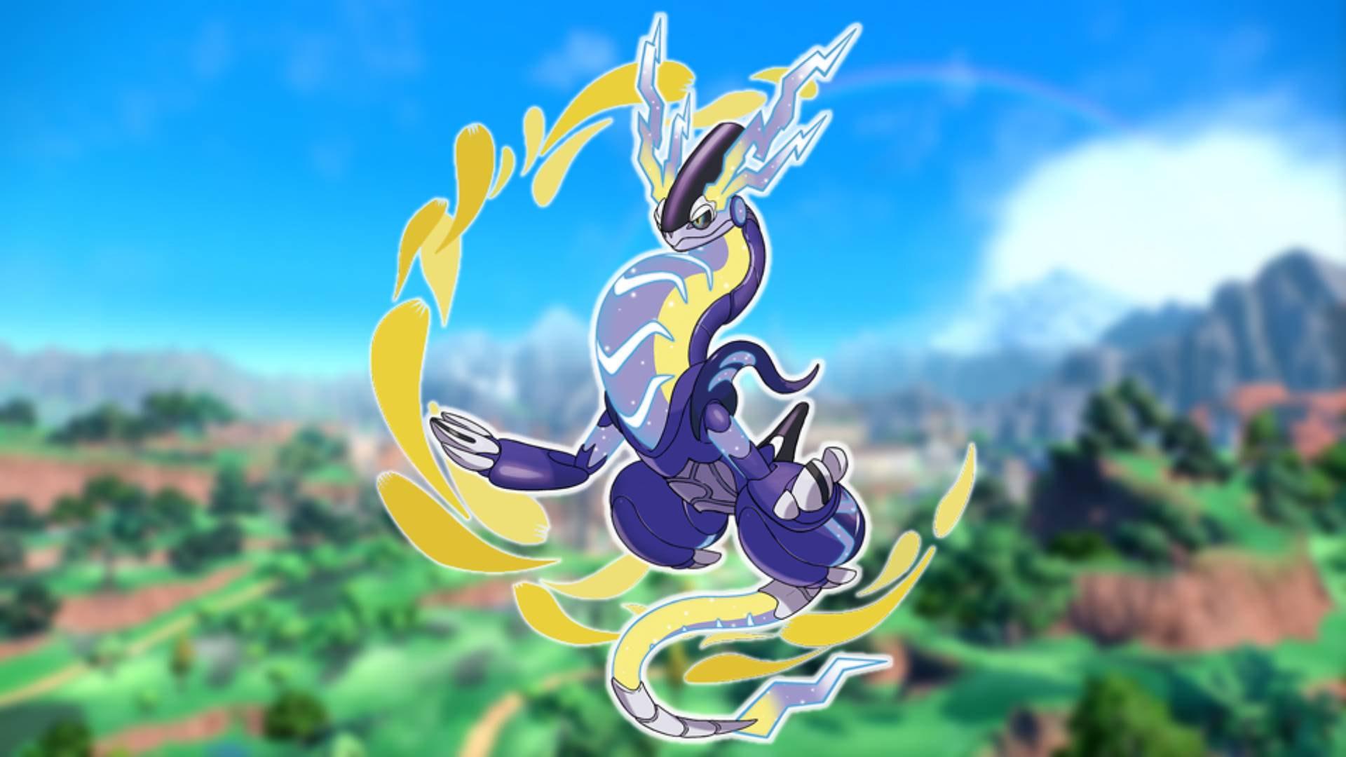 Pokémon Escarlata y Violeta nuevos Pokémon: un Pokémon con forma de serpiente es visible