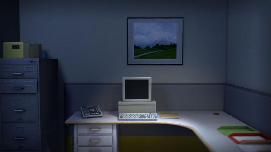 Stanley's office from the Stanley Parable