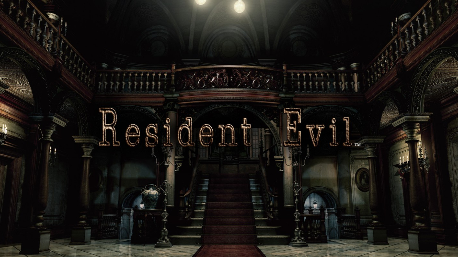 Resident Evil mansion key art