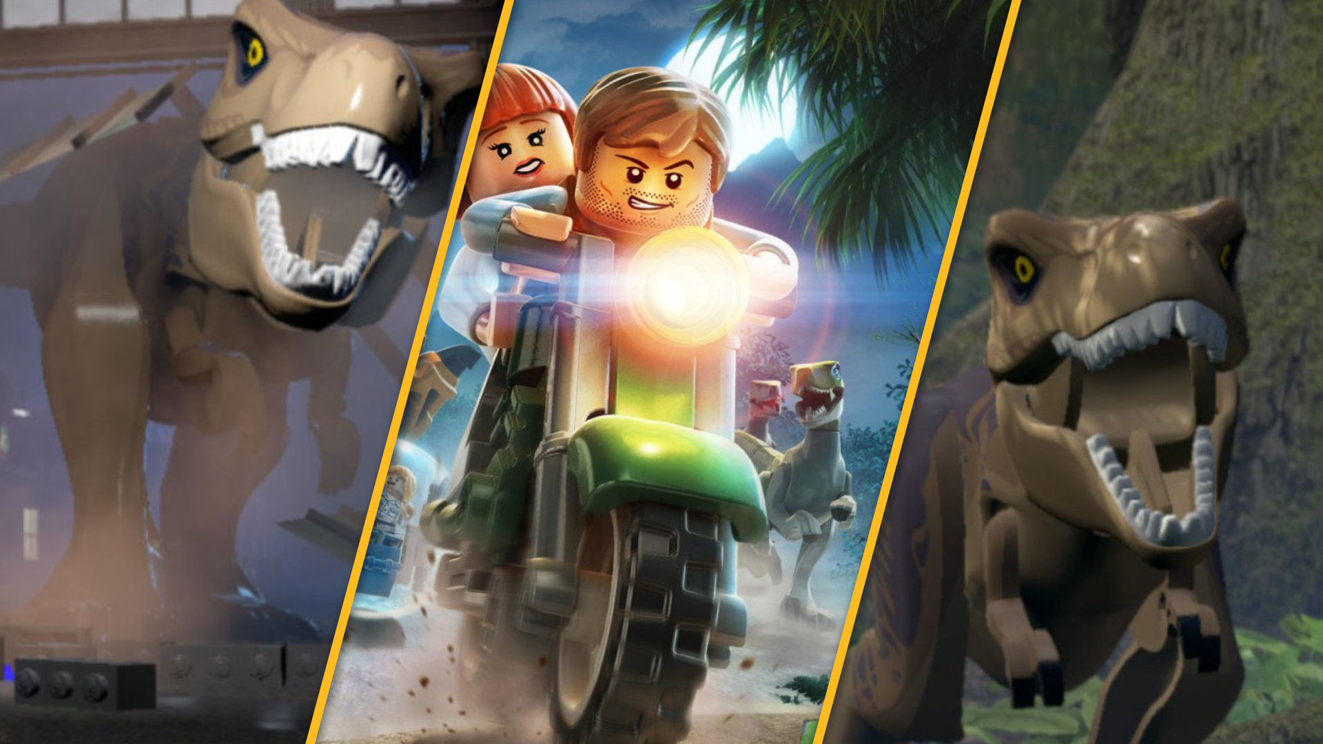 All playable dinosaurs in Lego Jurassic World