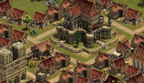Medieval location from Forge of Empires login