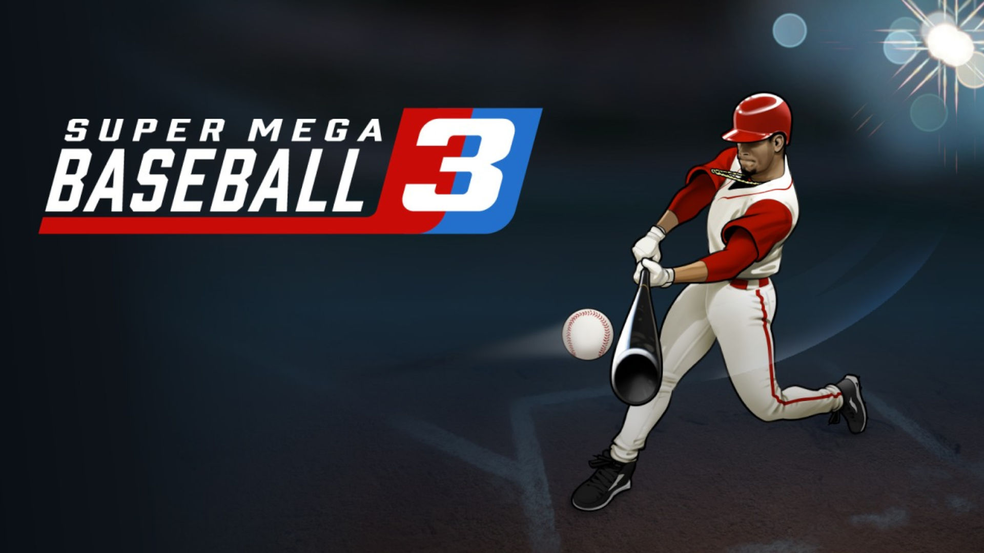 Cover art for Super Mega Baseball 3, one of the best baseball sims on Switch