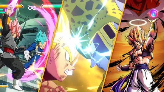 Best Dragon Ball games: screenshots are visible from three different Dragon Ball games