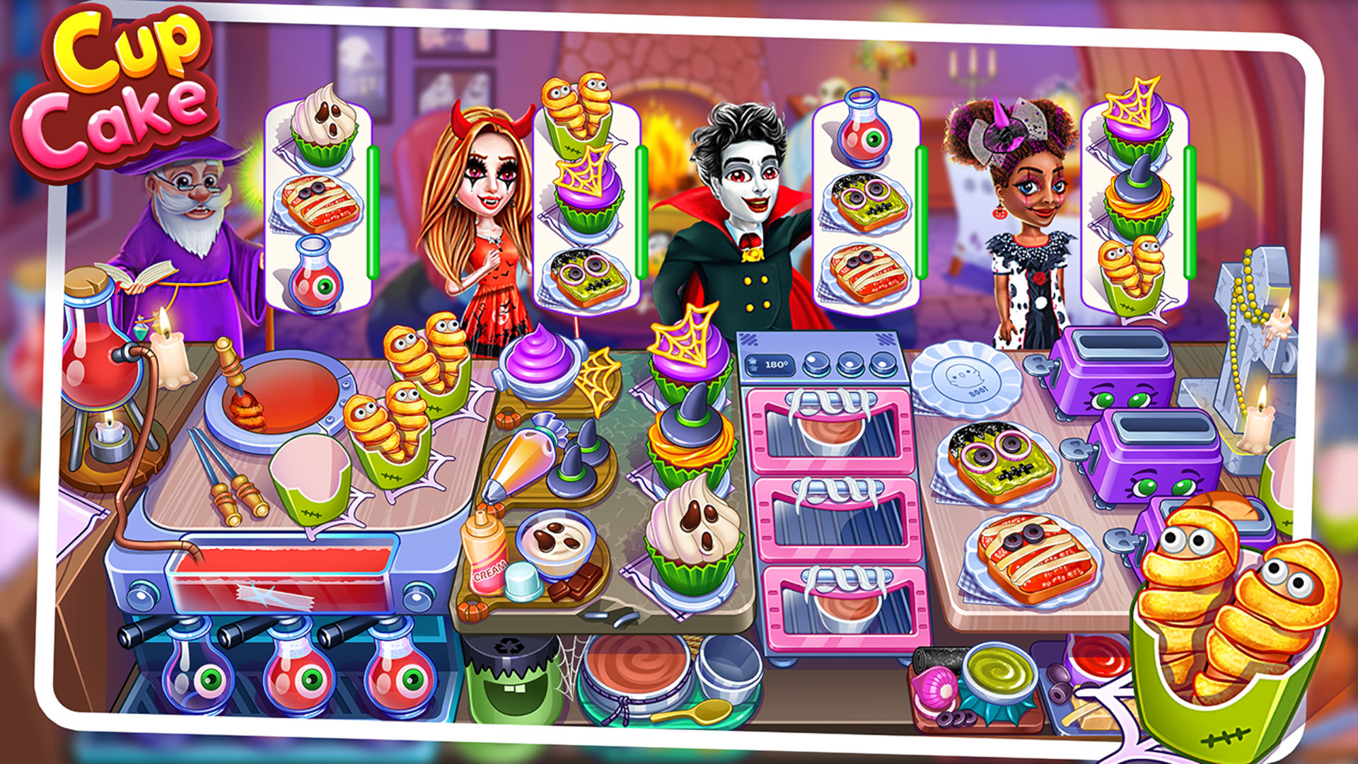 Captura de pantalla de Juegos de cocina de Halloween