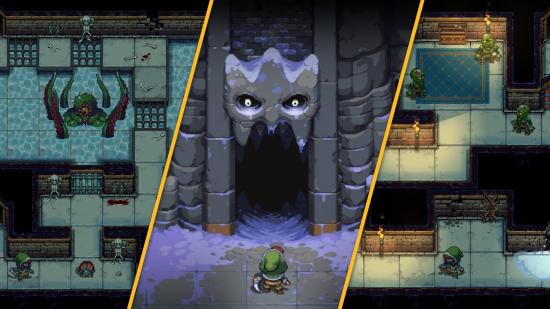 Dungeons of Dreadrock release date: screenshots show the puzzle exploration game Dungeons of Dreadrock