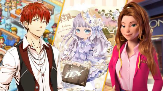 The best fashion games on Switch, including characters from Princess Closet, the Selfy Collection, and My Universe: Fashion Boutique