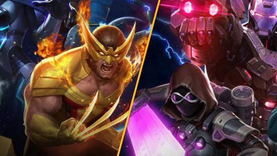 Marvel Future Fight sevent anniversary Wolverine with fire
