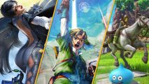 Nintendo spring into action sale: key art is shown from several different action games
