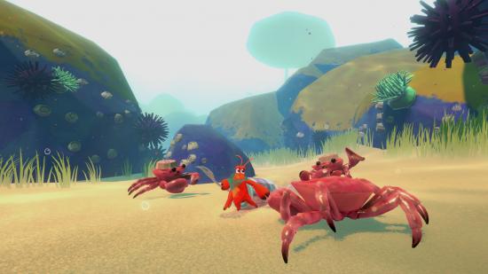 Screenshot from the Another Crabs Treasure release date trailer