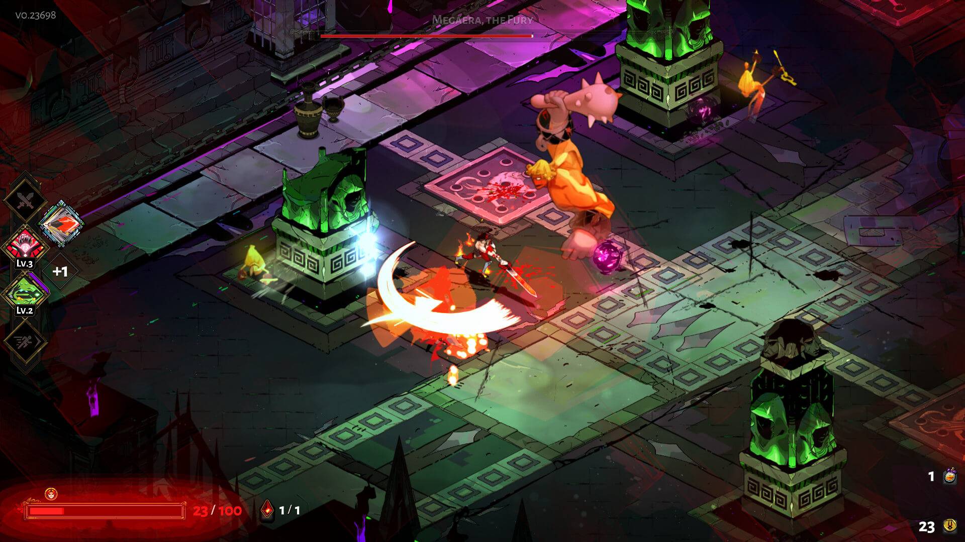 Best Nintendo Switch games: Zagreus from Hades attacks an enemy 