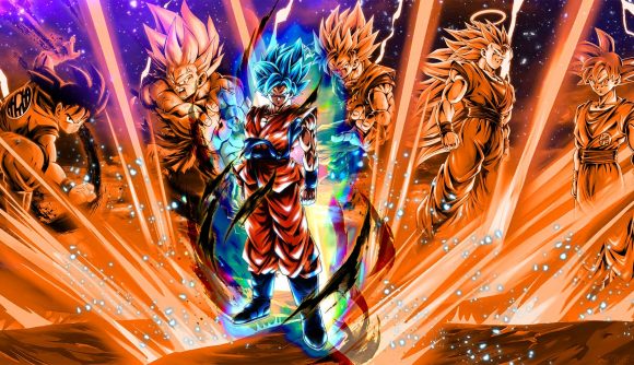 Dragon Ball Legends tier list: several different versions of Goku are visible
