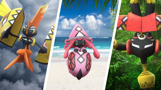 Three of the legendary Pokémon Go Alola to Alola 'mon