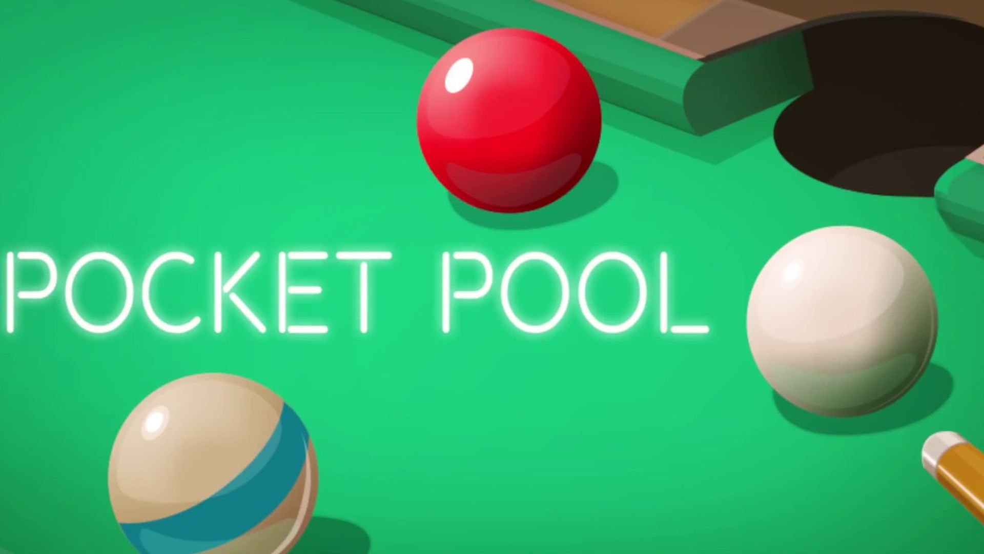 Key art for Pocket Pool, a puzzle pool game