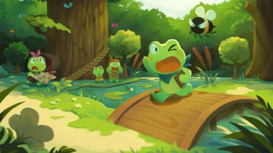 Key art for A Frog's Tale Kickstarter campaign