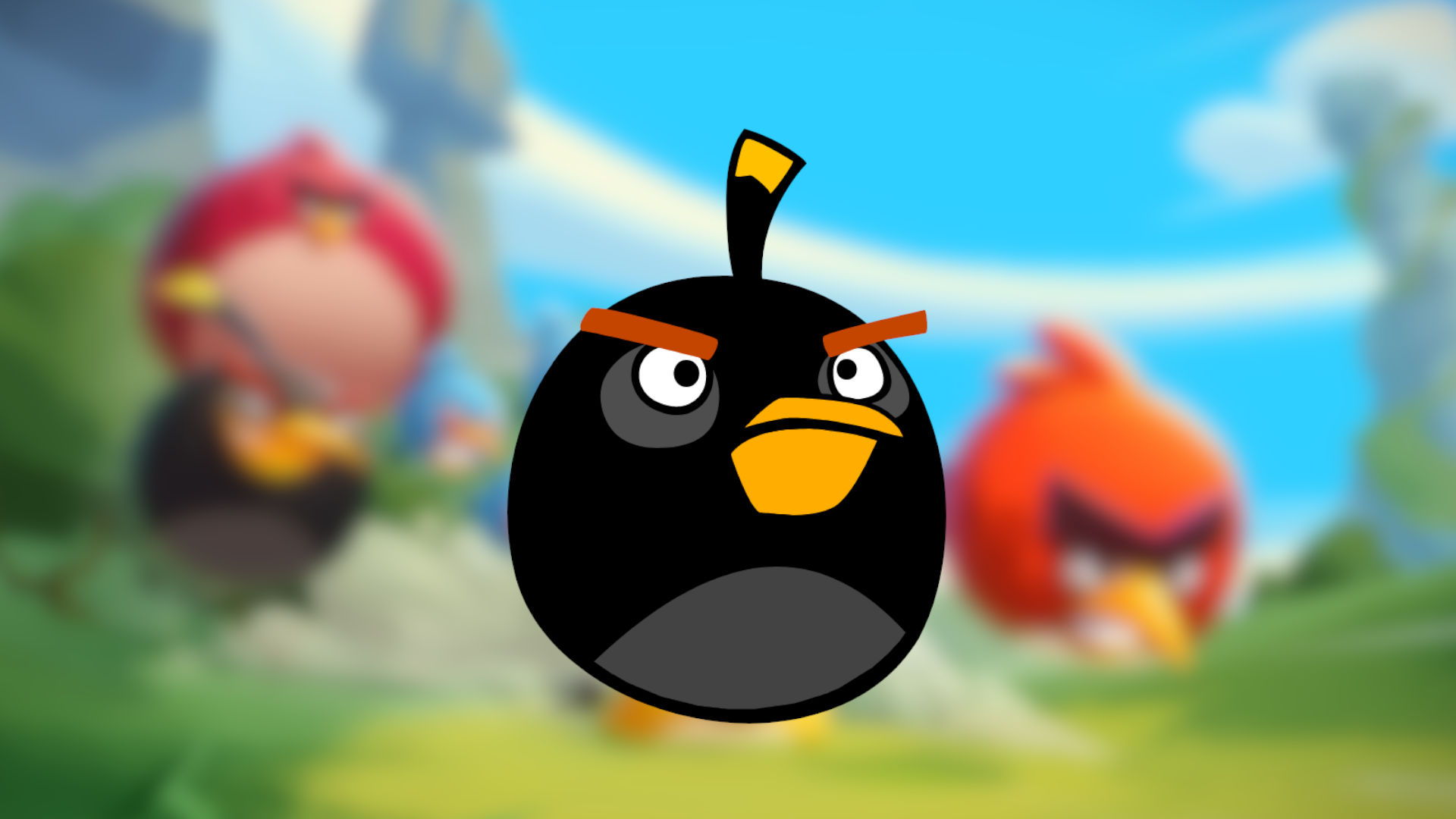 Angry Birds character Bomb