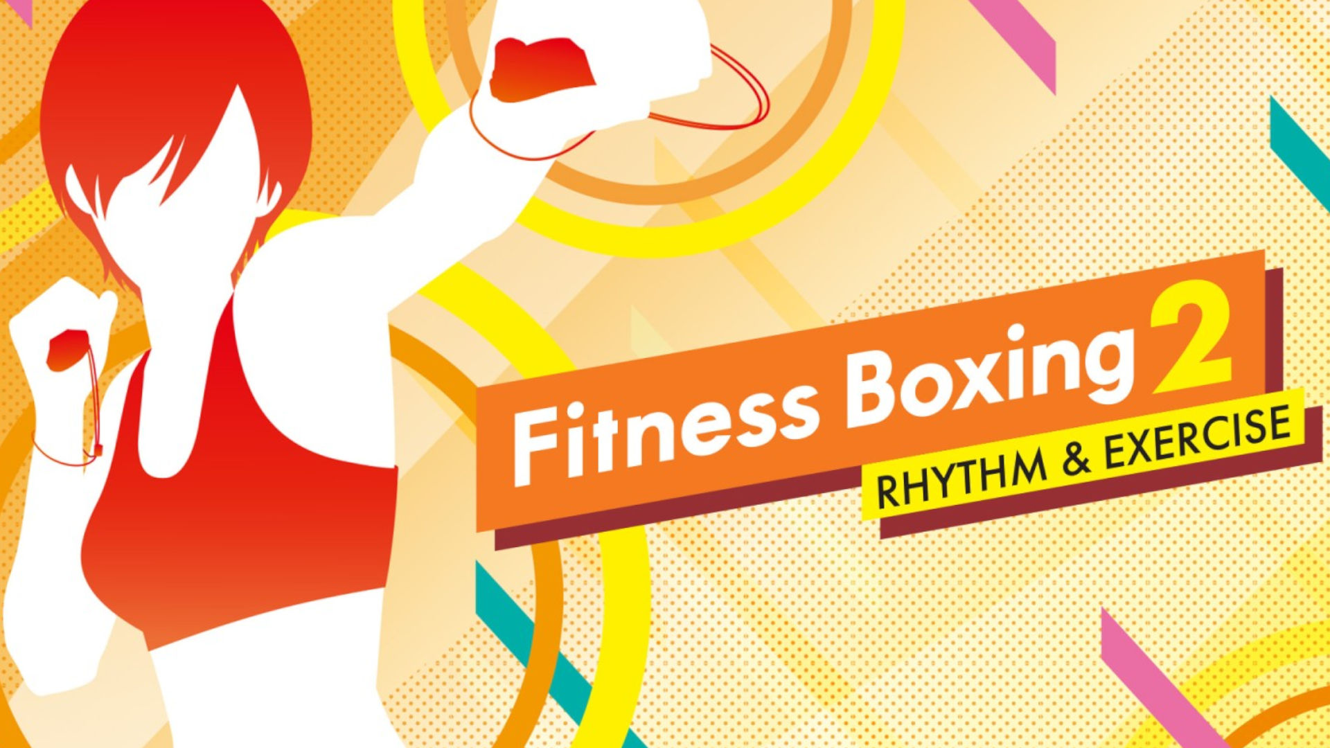 Fitness Boxing 2 cover art with boxing woman