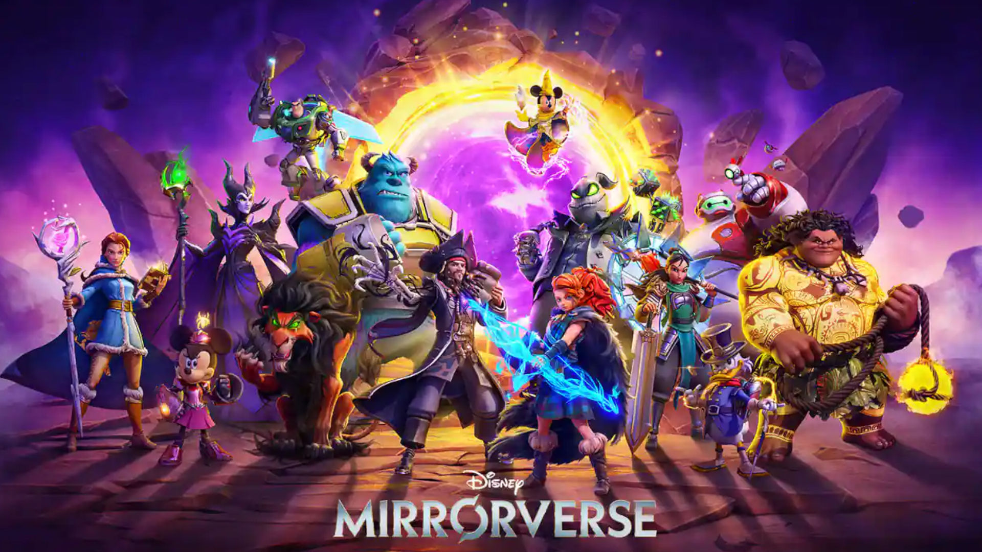 Key art for Disney Mirrorverse, one of the surprise inclusions on our list of boy games