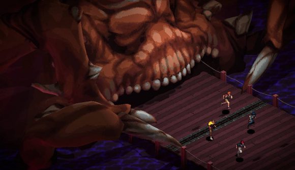 Demonschool release date: a giant demon attempts to eat some school students