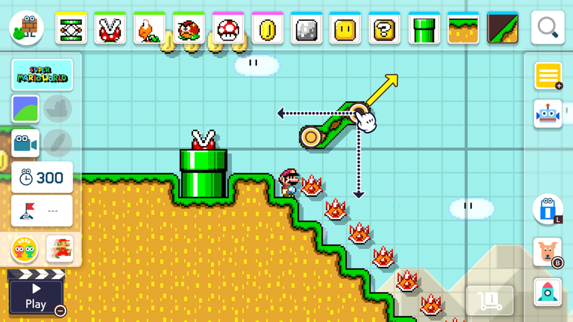 Educational games - Someone creating their own Mario game