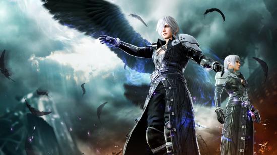 Key art that shows a new outfit for Sephiroth in FF7FS