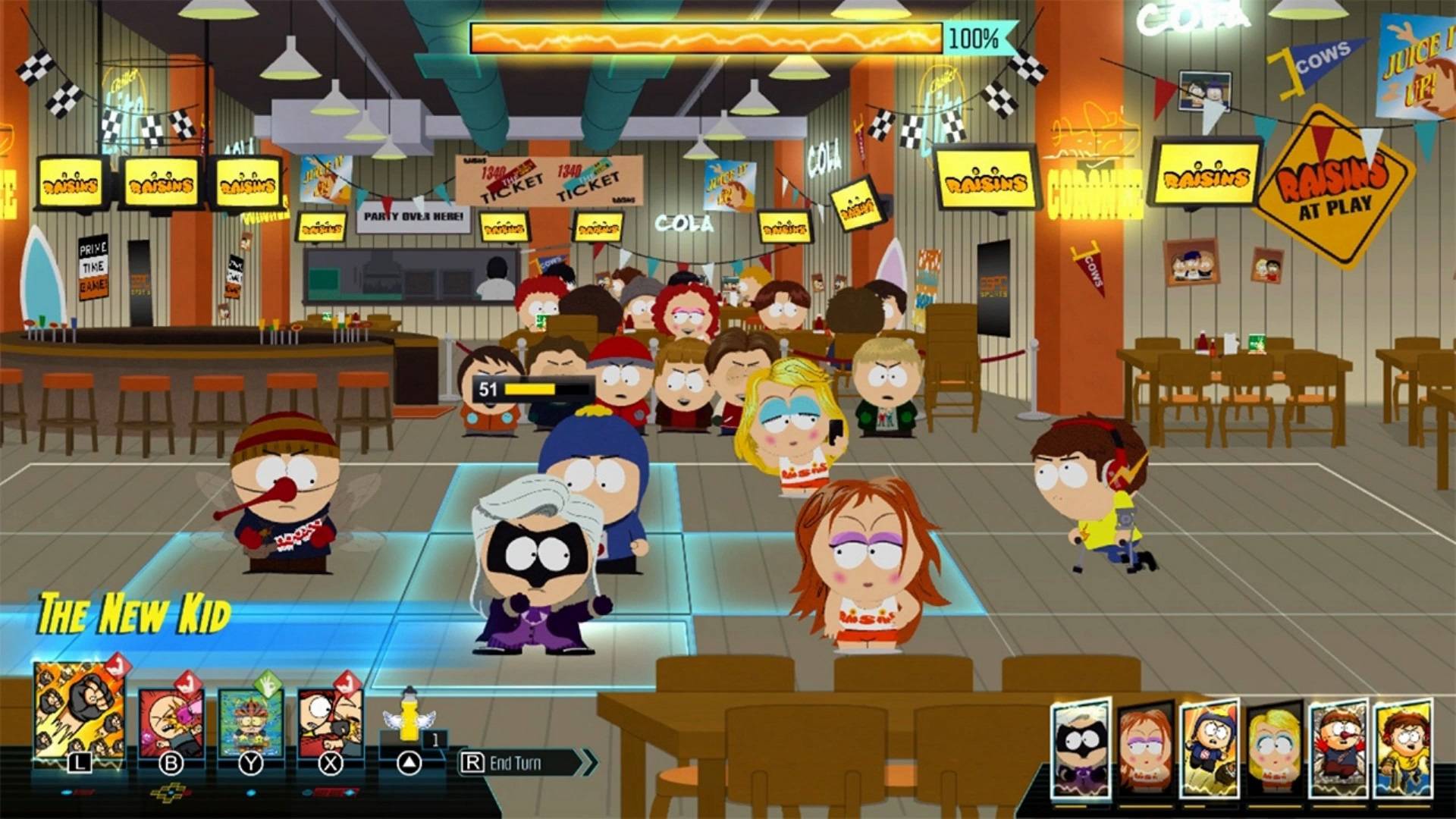 Funny games: several South Park characters are locked in battle 