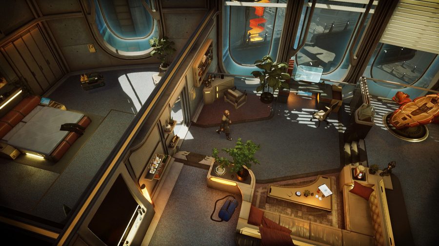 Apartment screenshhot for Gamedec review