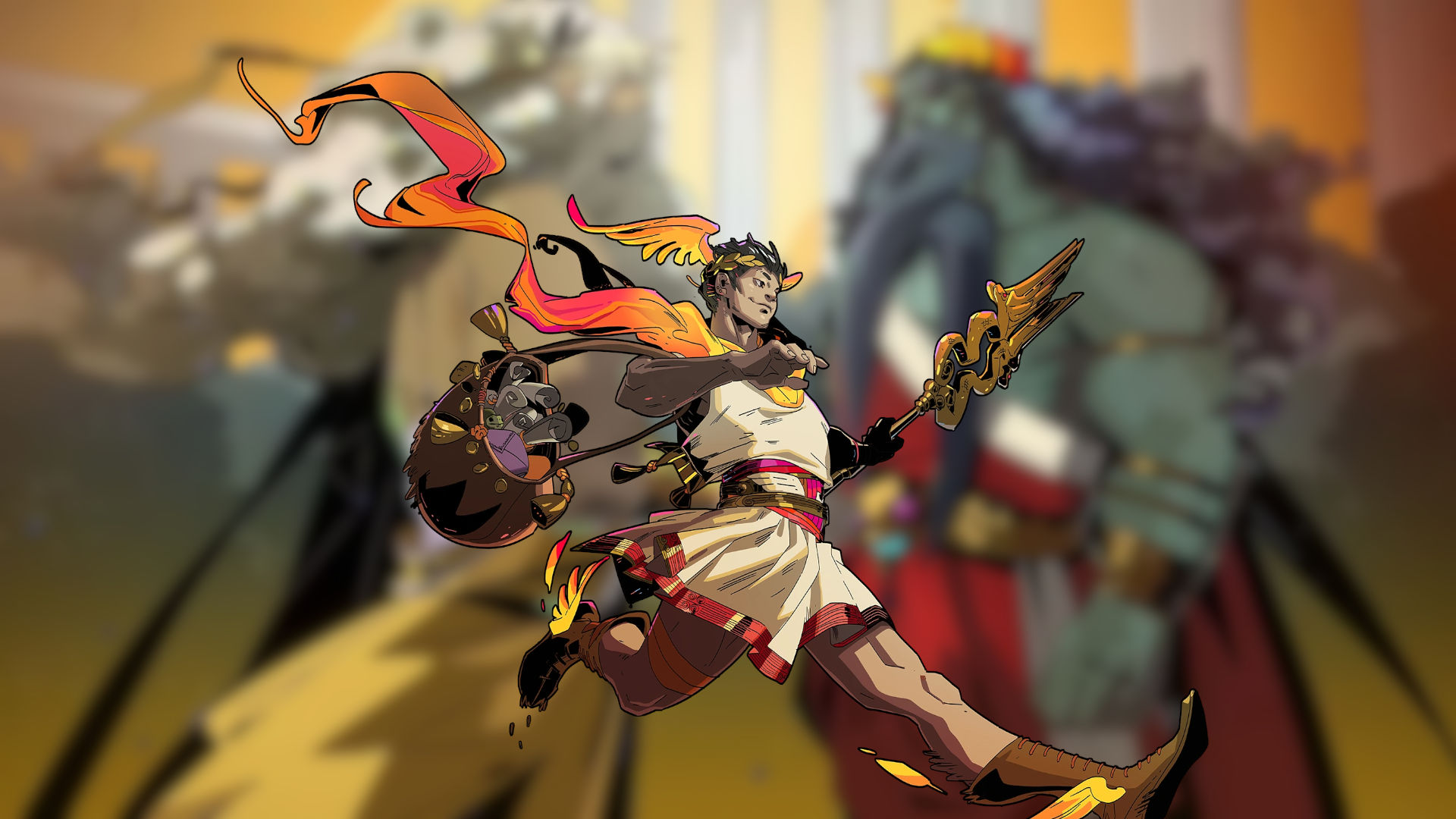 Key art of Hermes, one of the many Hades characters
