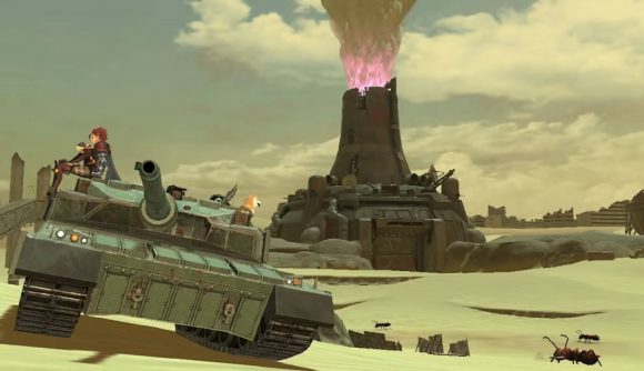 Mad Max Xeno Reborn review: a tank explores the scorched surface of a dystopian earth