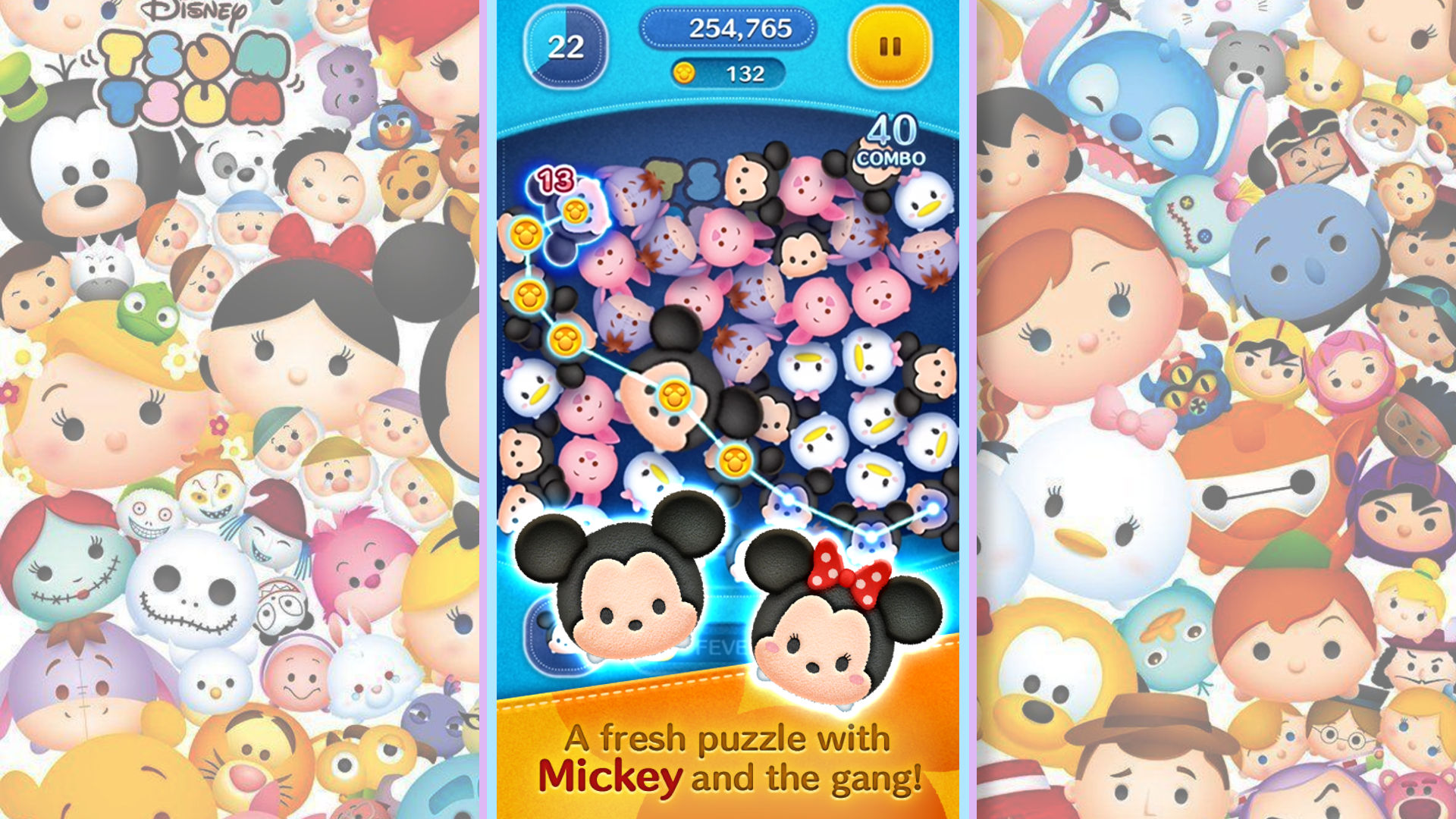 Mickey Mouse games; Disney Tsum Tsum screenshot