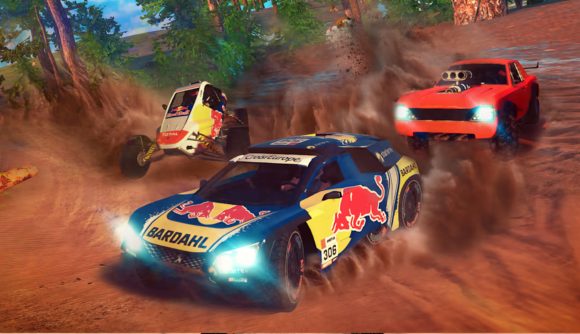 Rally race key art for Offroad Unchained