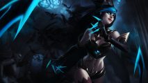 Evelynn in her shadow outfit